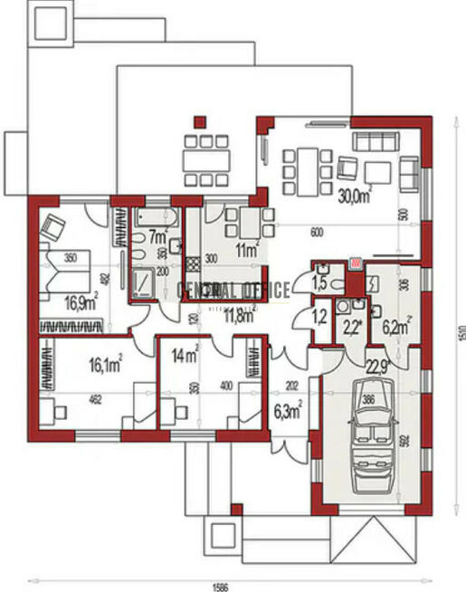 Dom Dąbrówki gm. Czarna,