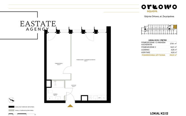 Lokal użytkowy Gdynia Orłowo, Zwycięstwa