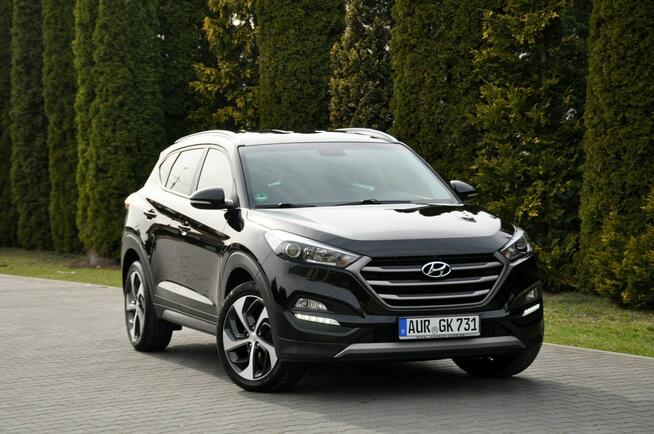 Hyundai Tucson 1.6T(177KM)*87tyś.km*Led*Duża Navi*Kamera*Reling*Skóry*I Wł*Alu19"ASO