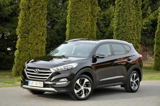 Hyundai Tucson 1.6T(177KM)*87tyś.km*Led*Duża Navi*Kamera*Reling*Skóry*I Wł*Alu19"ASO