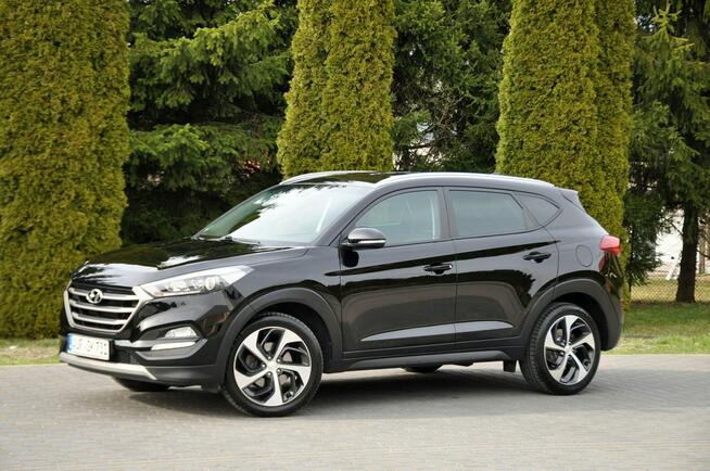 Hyundai Tucson 1.6T(177KM)*87tyś.km*Led*Duża Navi*Kamera*Reling*Skóry*I Wł*Alu19"ASO