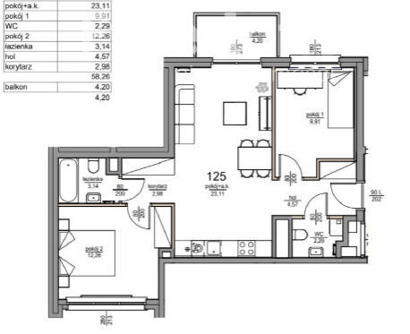 3 pokoje przy metrze Bródno I 2 kw. 2026 r.