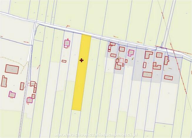 Działka budowlana z wydanymi WZ - Kamionka, gmina Kozłów