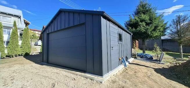 Garaż blaszany 6x6 4x4
