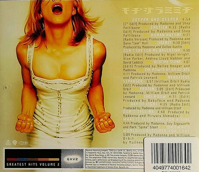 CD Nowa- Polecam Album CD MADONNA -Album Greatest Hits