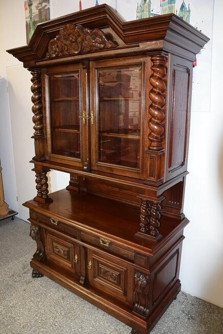 kredens dębowy - meble gdańskie - stan idealny jak nowy