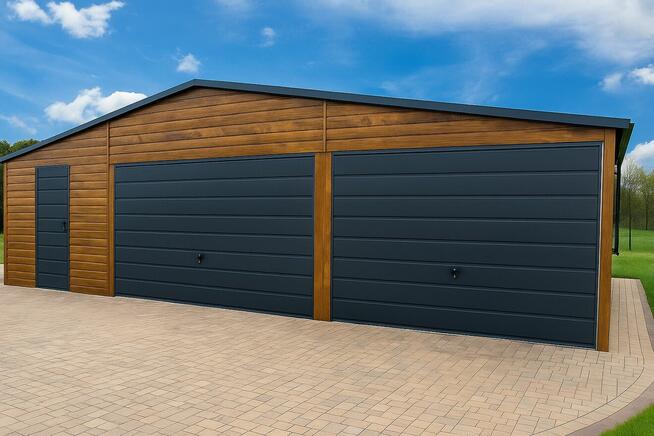 Garaż blaszany 6x6 domek ogrodowy 4x4