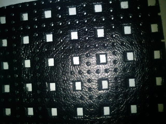 Perforacja skór , skóropodobnych.Przesiek elementów obuwia