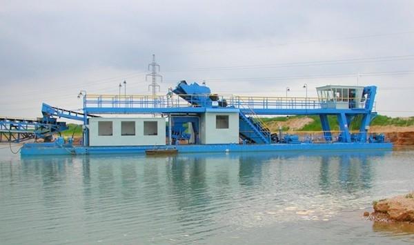 Pogłębiarki, pogłębiarka do wydobycia żwiru i piasku