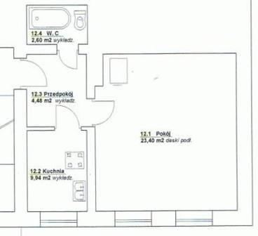 Sprzedam 36 metrowe mieszkanie w Bartoszycach.