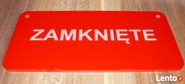 Tabliczki informacyjne