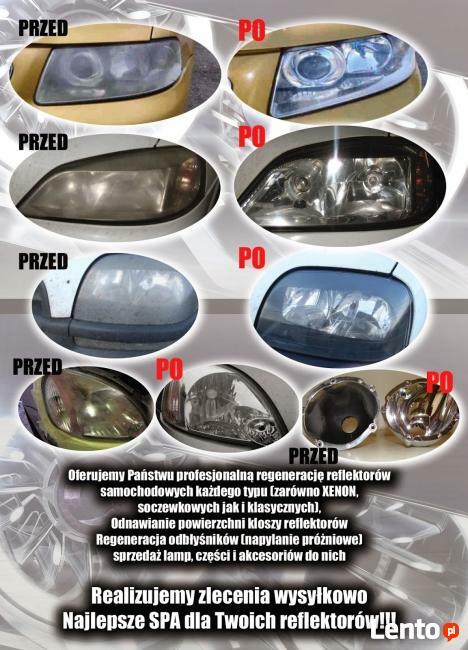 Regeneracja, sprzedaż, tuning lamp samochodowych
