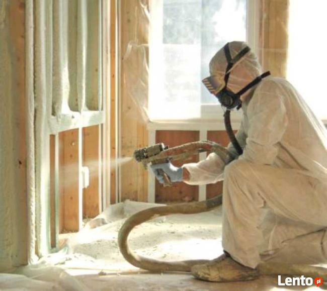 Izolacja natryskowa, ocieplenia poddaszy pianką poliuretanow