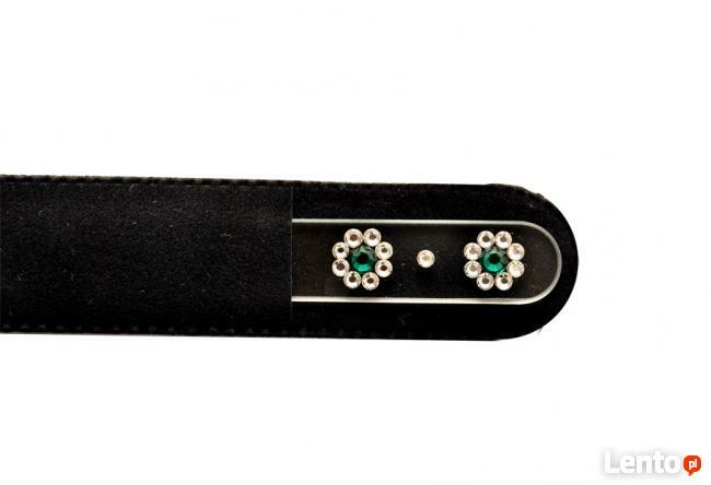 Pilniki do paznokci szklane z serii Duo Flower z Swarovski