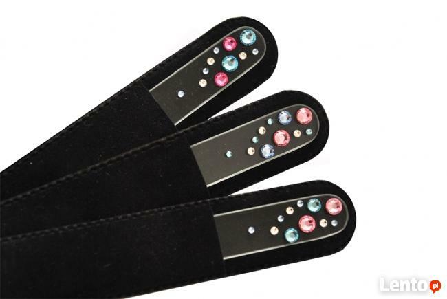 Pilnik szklany do paznokci z serii Waterfall z Swarovski