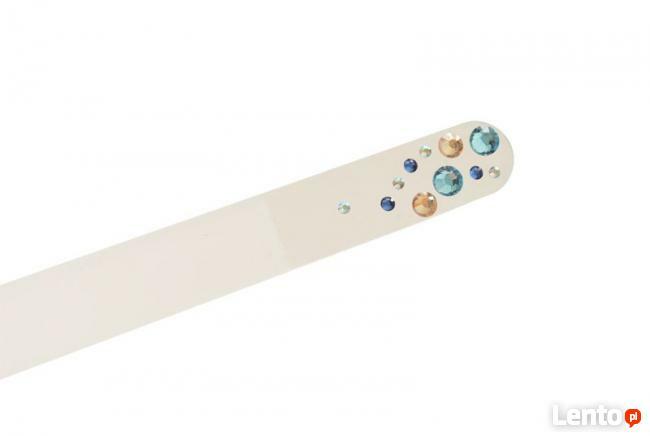 Pilnik szklany do paznokci z serii Waterfall z Swarovski