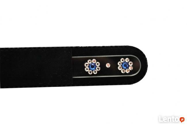Pilniki do paznokci szklane z serii Duo Flower z Swarovski