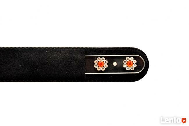 Pilniki do paznokci szklane z serii Duo Flower z Swarovski