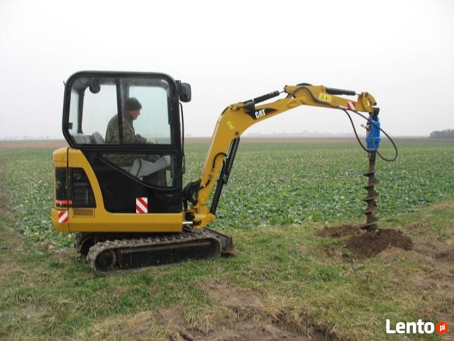 Wiercenie otworów pod słupki ogrodzeniowe Jelcz L. Brzeg