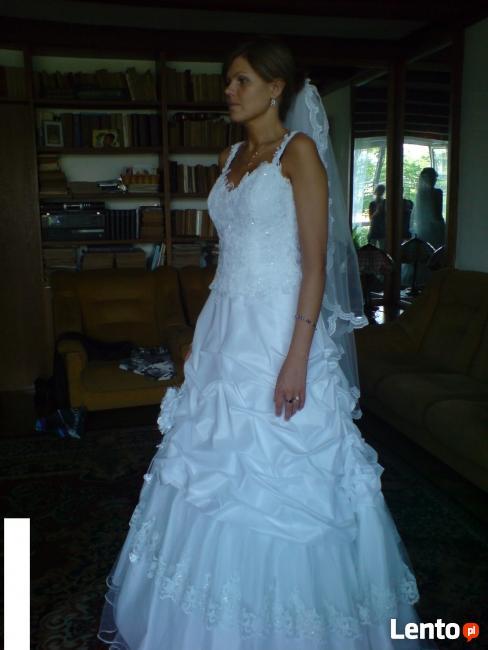 Biała spódnica ślubna + halka