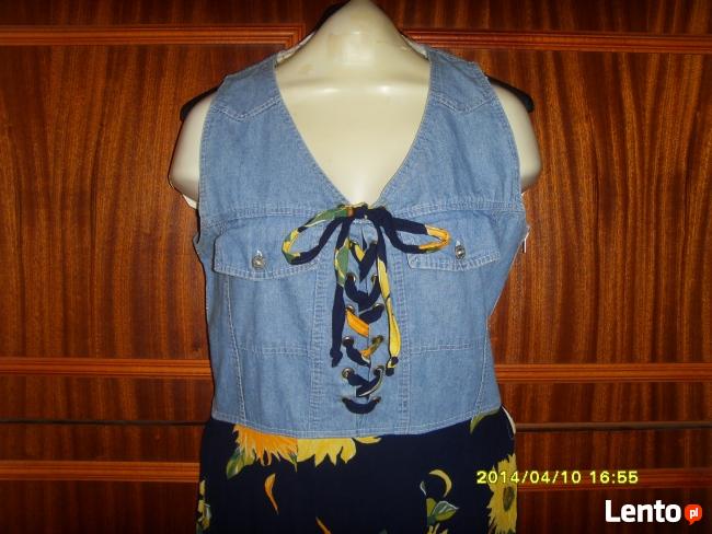 FANTAZYJNA SUKIENKA JEANSOWA „MARIE” =WROCŁAW=
