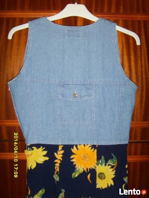 FANTAZYJNA SUKIENKA JEANSOWA „MARIE” =WROCŁAW=
