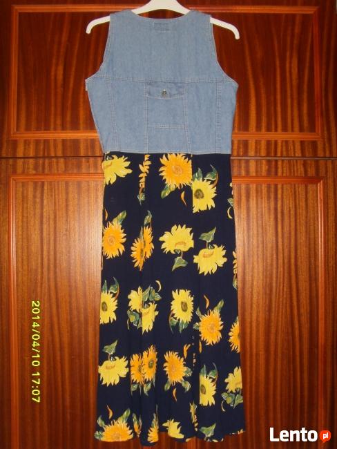 FANTAZYJNA SUKIENKA JEANSOWA „MARIE” =WROCŁAW=