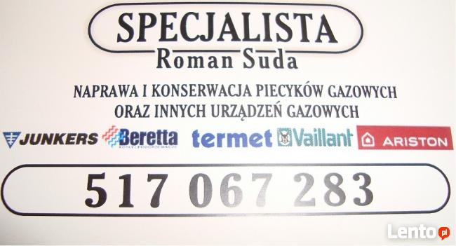 Piecyki gazowe Naprawa Gliwice i okolice