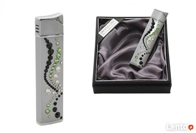 Zapalniczki gazowe z serii Wave zdobione Swarovski