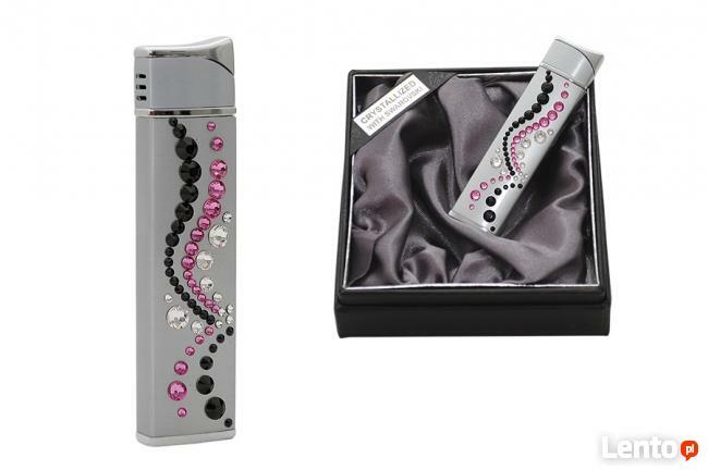 Zapalniczki gazowe z serii Wave zdobione Swarovski