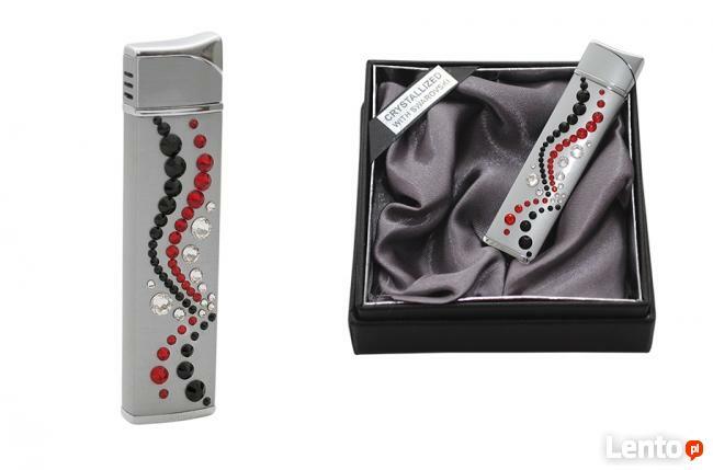 Zapalniczki gazowe z serii Wave zdobione Swarovski