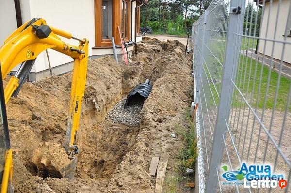 Rozsączanie i magazynowanie wody deszczowej, odwodnienia