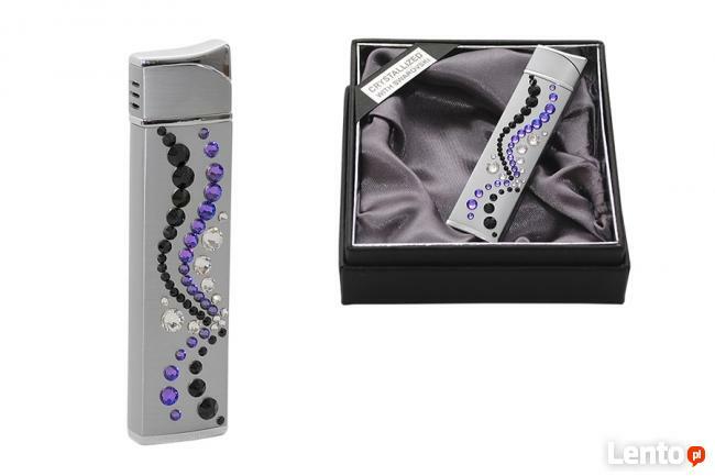 Zapalniczki gazowe z serii Wave zdobione Swarovski