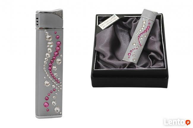 Zapalniczki gazowe z serii Wave zdobione Swarovski