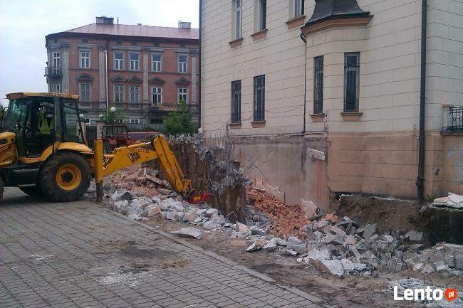 Usługi koparko ładowarką koparką wywrotką mini dźwig