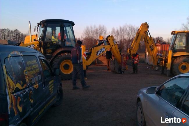 Usługi koparko ładowarką koparką wywrotką mini dźwig