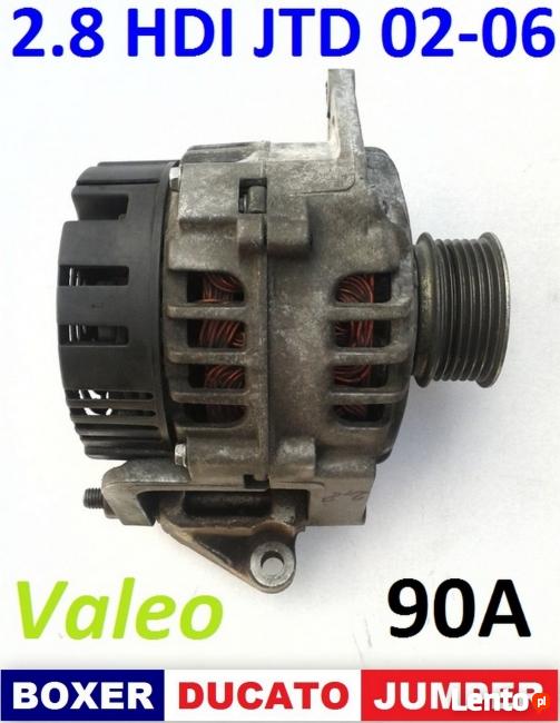 Alternator 90A Fiat Ducato Peugeot Boxer Citroen Jumper 2.8