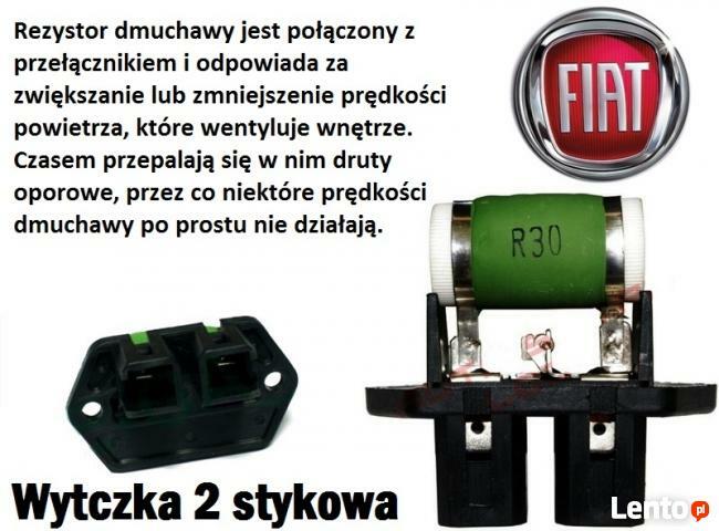 Opornik rezystor wentylatora dmuchawy opornica FIAT DUCATO