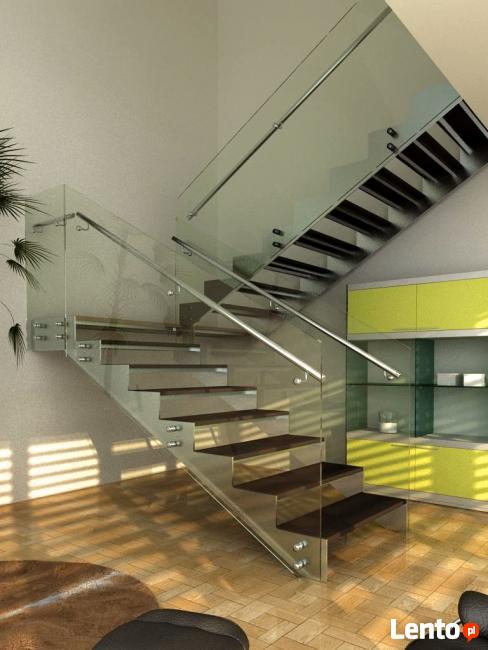 Schody stalowe, metalowe, nierdzewne