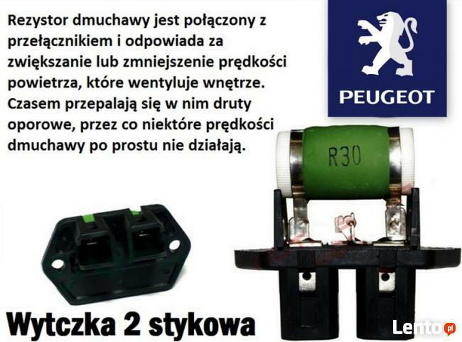 Opornik rezystor wentylatora dmuchawy opornica PEUGEOT BOXER