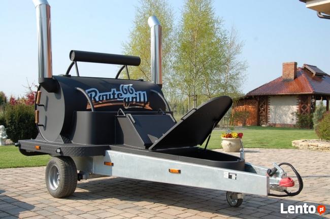 smoker mobilny grill ,przyczepa gastronomiczna Texas 4 grill