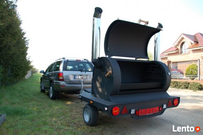 smoker mobilny grill ,przyczepa gastronomiczna Texas 4 grill