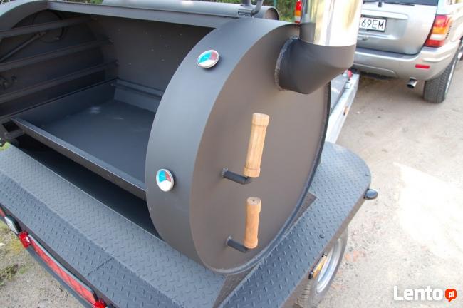 smoker mobilny grill ,przyczepa gastronomiczna Texas 4 grill