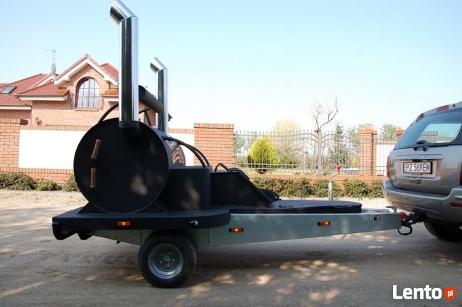 smoker mobilny grill ,przyczepa gastronomiczna Texas 4 grill