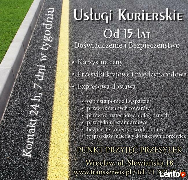 Przesyłki Kurierskie Krajowe i Międzynarodowe Trans Serwis