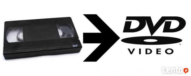 Przegrywanie kaset VHS na DVD TORUŃ - promocja