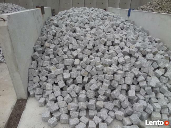 Kostka granitowa Szara szaro - ruda 8/11 4/6 Najtaniej!