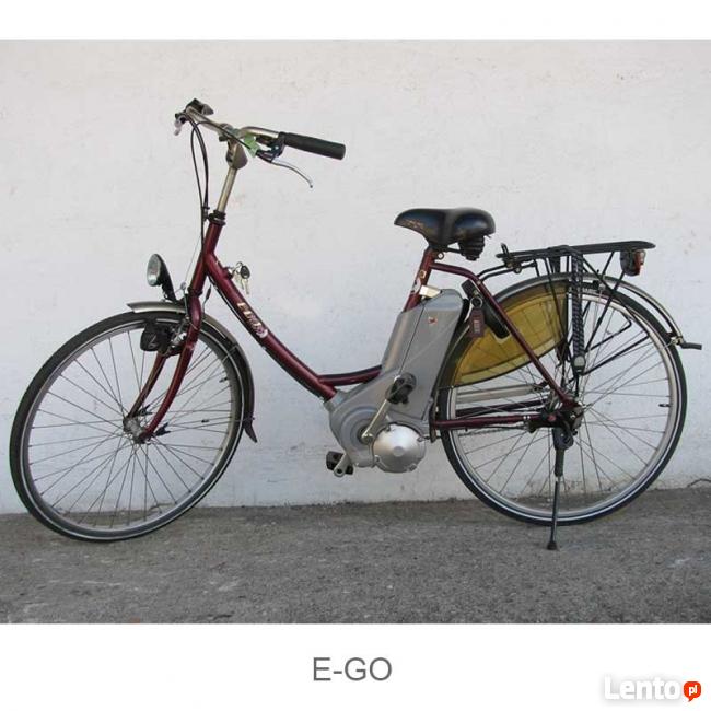 Rowery holenderskie z silnikiem spalinowym lub elektrycznym