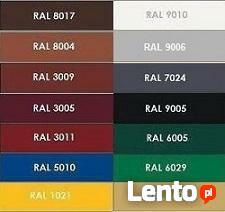 Parapet zewnętrzny stalowy powlekany 18 cm Parapety metalowe