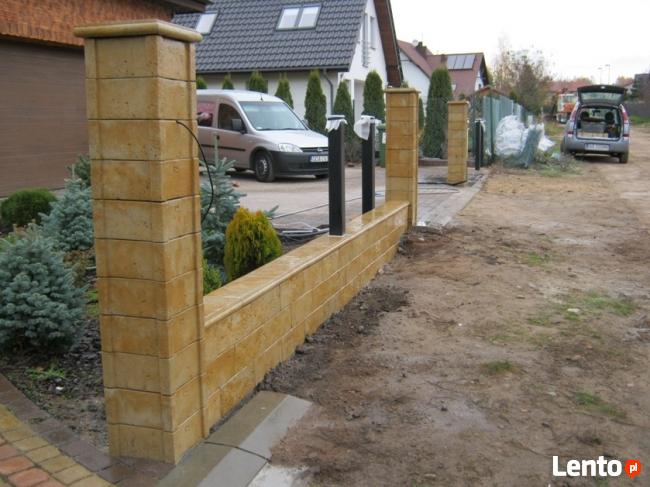 ogrodzenia z gotowych el.betonowych siatki, paneli stalowych